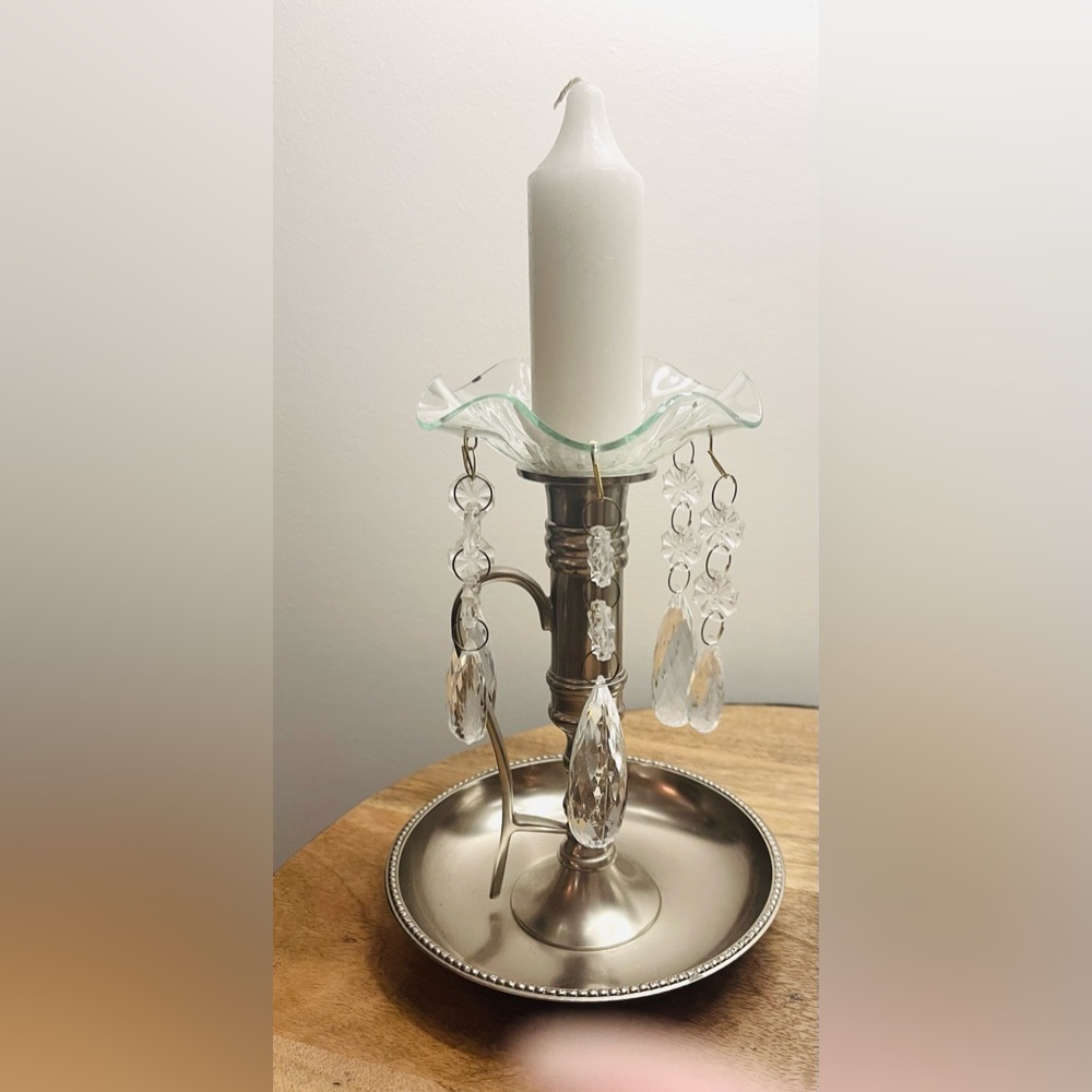 Vintage 90’s Pewter Candle Holder